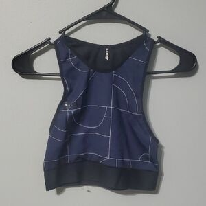 Ultracor Soul! Sports Bra Womens Size M Medium Blue Black White Sportsbra Active